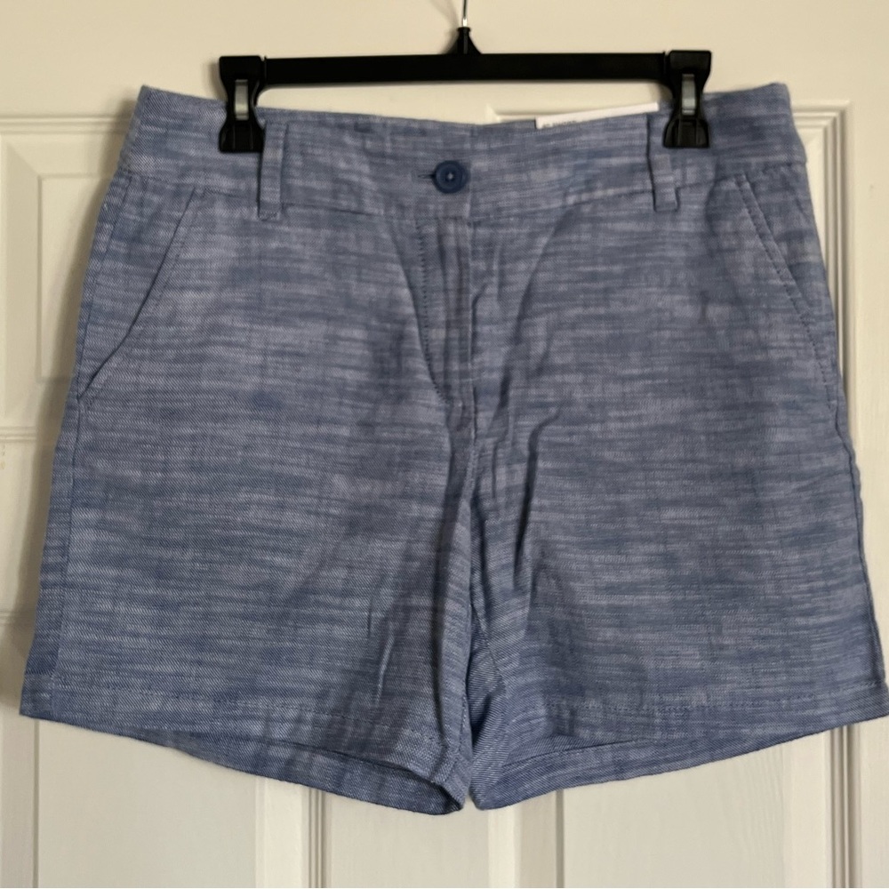 LOFT Blue Shorts with Classic Silhouette